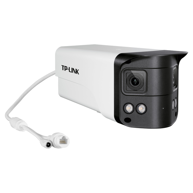 4,000,000 binocular ultra-wide-angle network cameras supports DC power supply