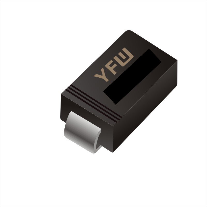 1SMA5913B SMAJ Series 6.8V 600W Bidirectional TVS Diode Surge Protector ON Semiconductor