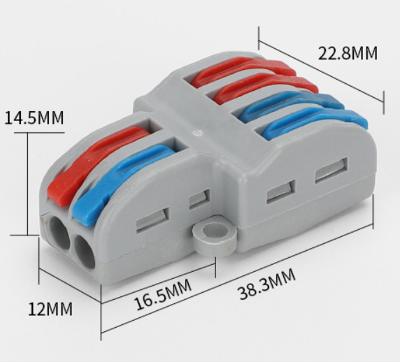 Quick terminal blocks-SPL-42 two in and four out